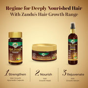 Zandu Hair Growth Ayurvedic Capsule- 60 Caps