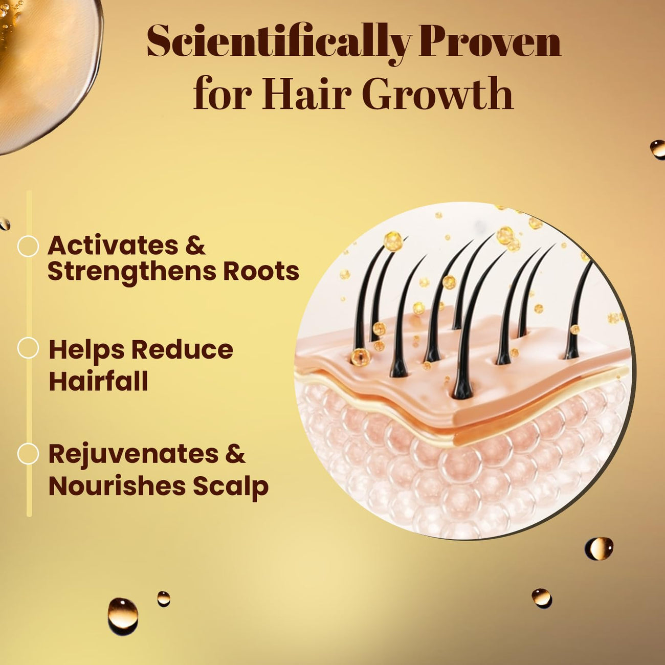 Zandu Hair Growth Serum (200ml) Clinically Proven to Promote Growth & Reduce Fall in 28 days