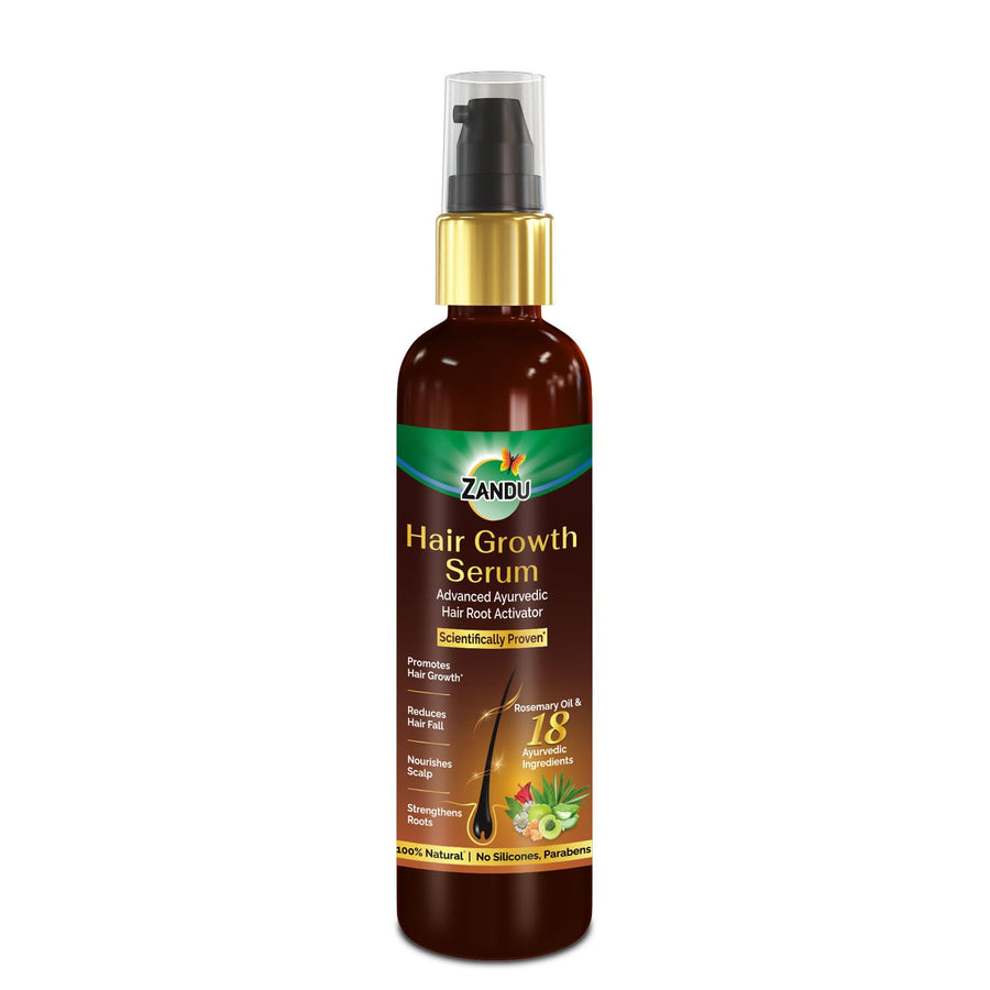 Zandu Hair Growth Serum (200ml) Clinically Proven to Promote Growth & Reduce Fall in 28 days
