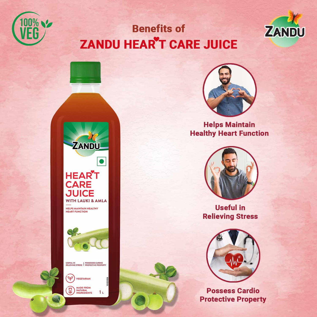 Zandu Heart Care Juice 1 L