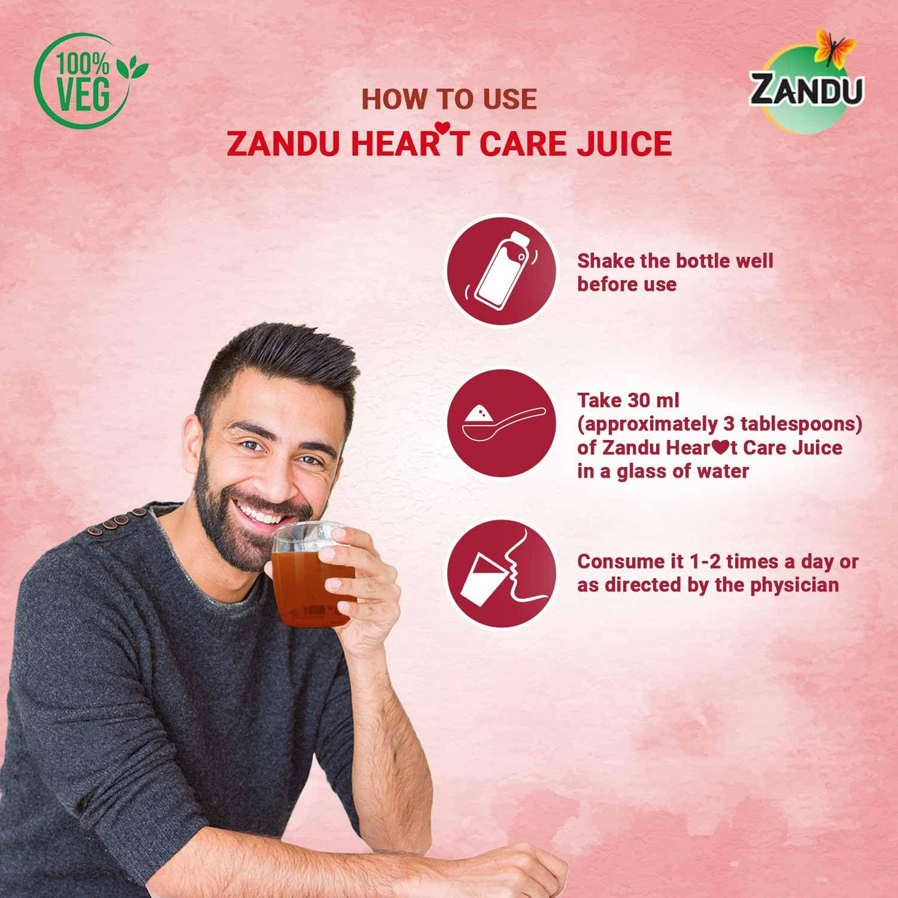 Zandu Heart Care Juice 1 L