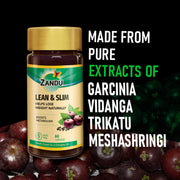 Zandu Lean & Slim  Enriched With The Goodness Of 6 Herbs To Help You In Weight Loss Journey  Acts As A Metabolism Booster & Supports Weight Management
