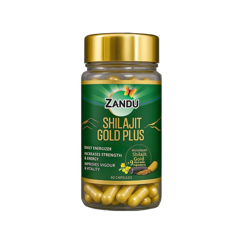Zandu Shilajeet Gold Plus 60 Capsules