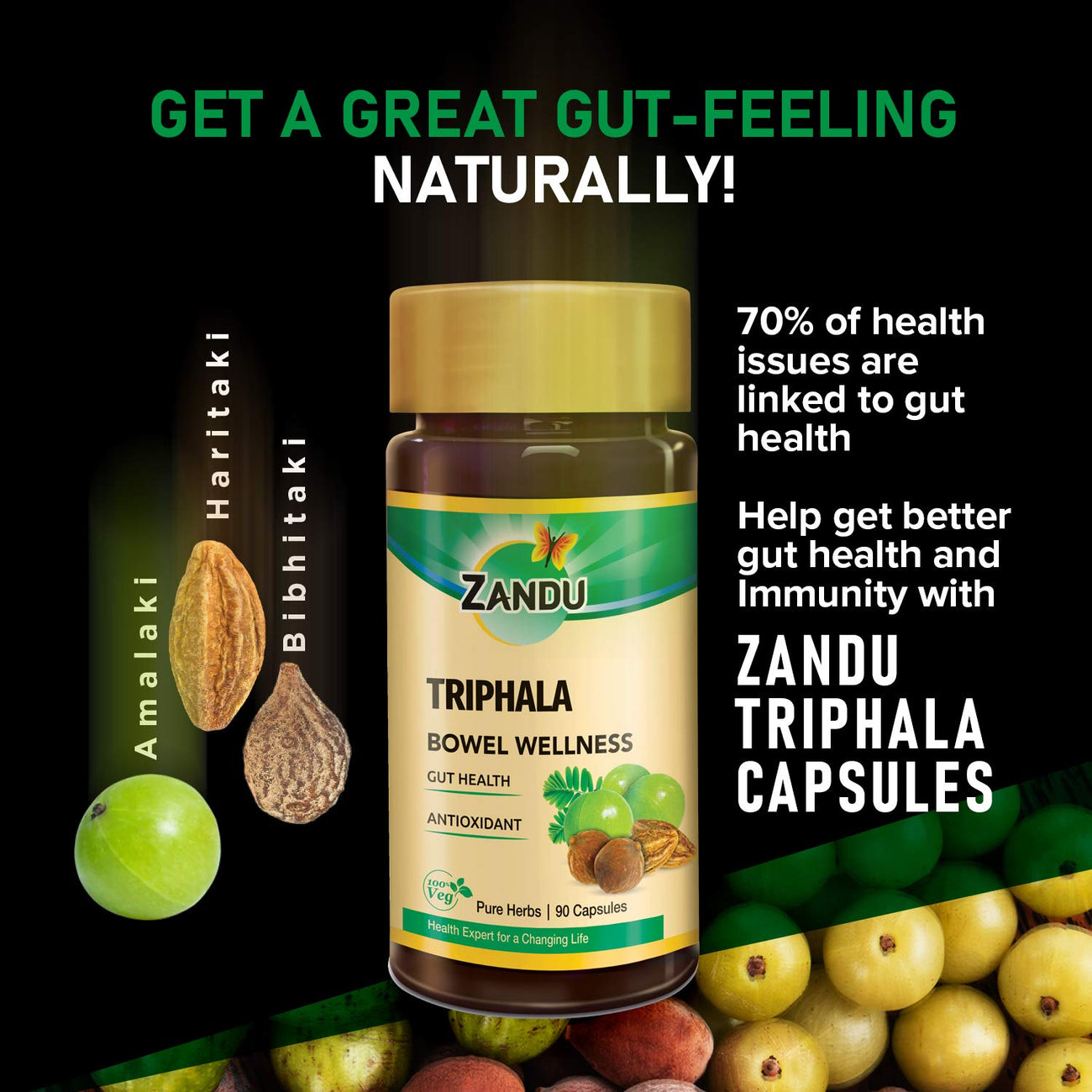 Zandu Triphala Capsules