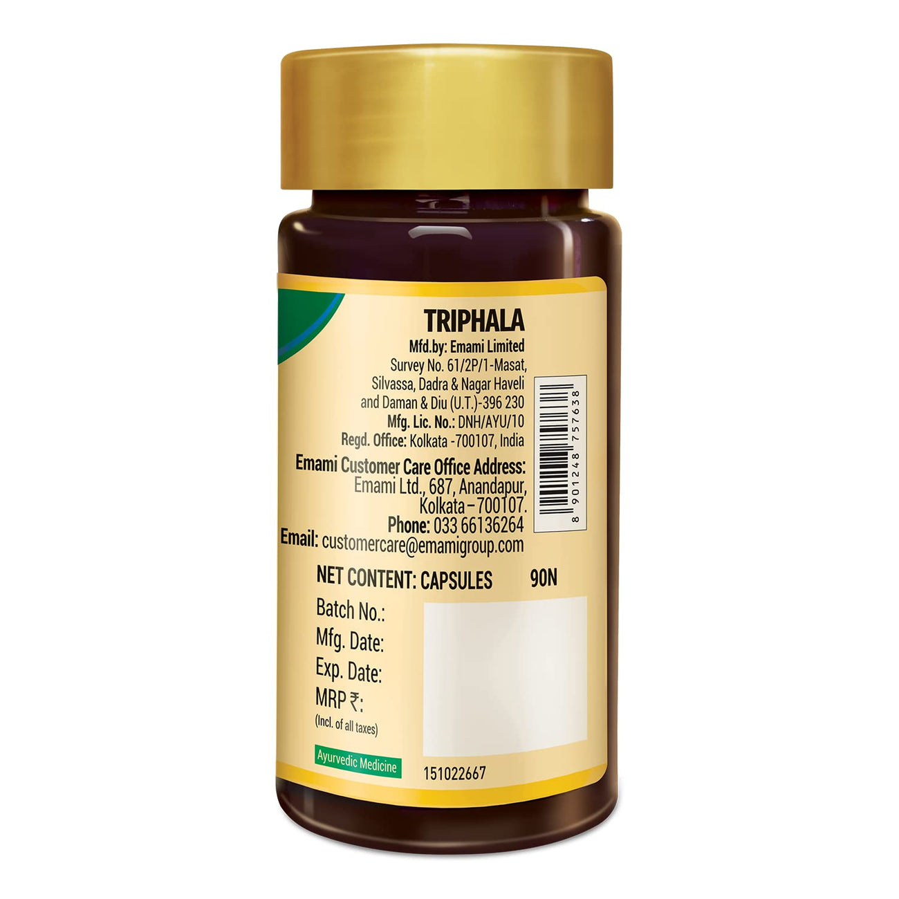 Zandu Triphala Capsules