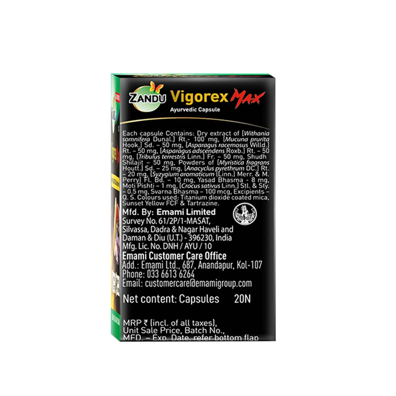 Zandu Vigorex MAX