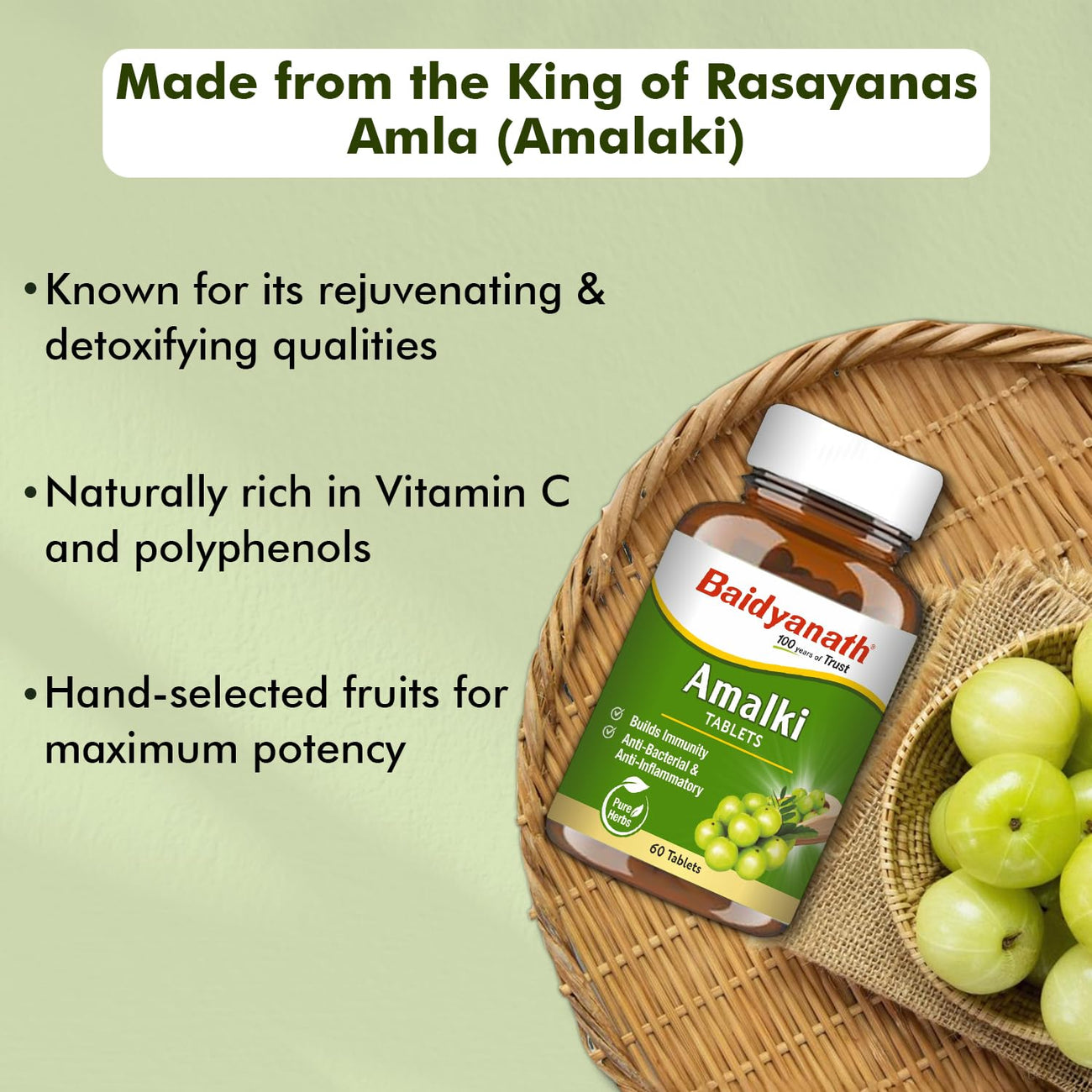 Amla Tablets - Baidyanath