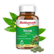 Baidyanath Neem Tablets - Skin Detox, Acne-Prone Skin & Immunity Support