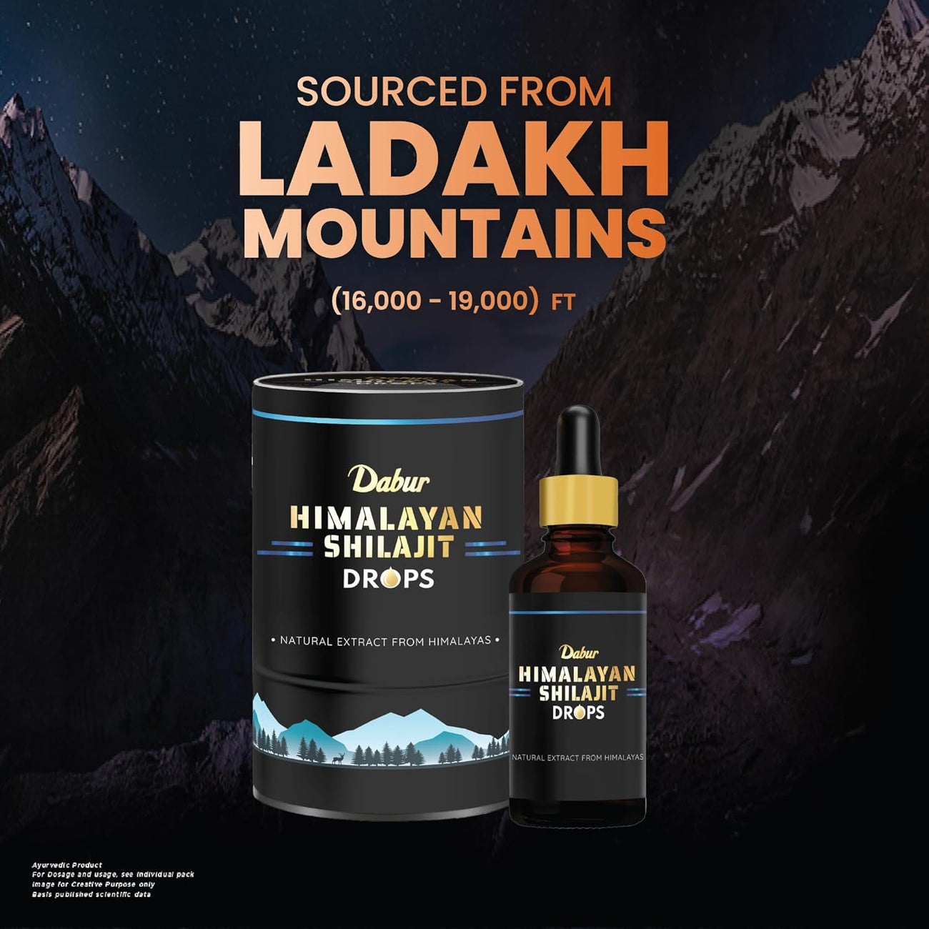 Himalayan Shilajit Drops - Dabur