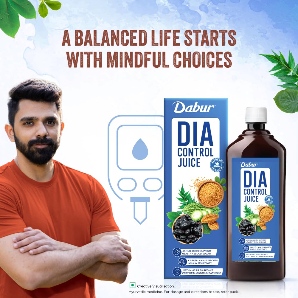 Dabur Dia Control Juice - Blood Sugar Wellness Support