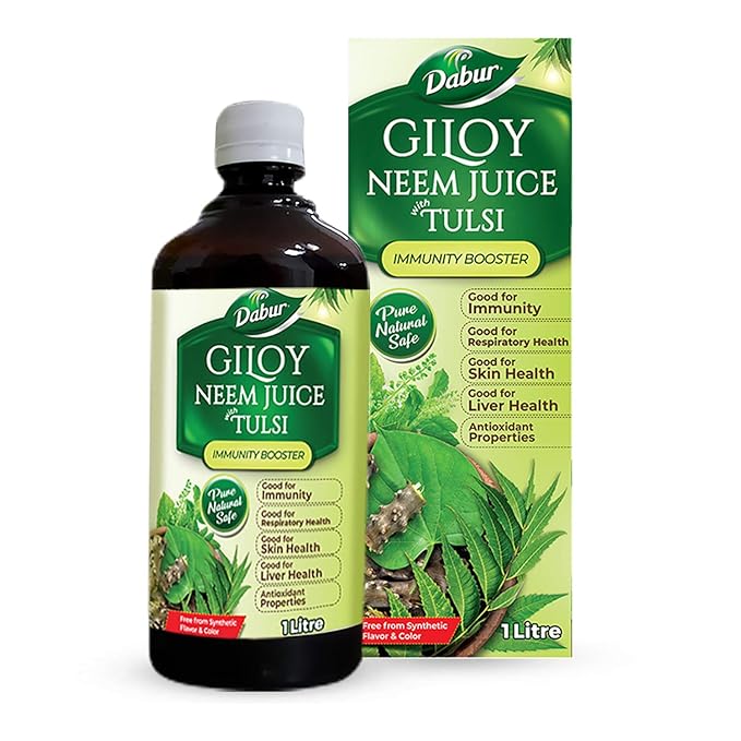 Dabur Giloy Neem Tulsi Juice - Immunity & Detox Wellness