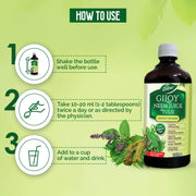Dabur Giloy Neem Tulsi Juice - Immunity & Detox Wellness