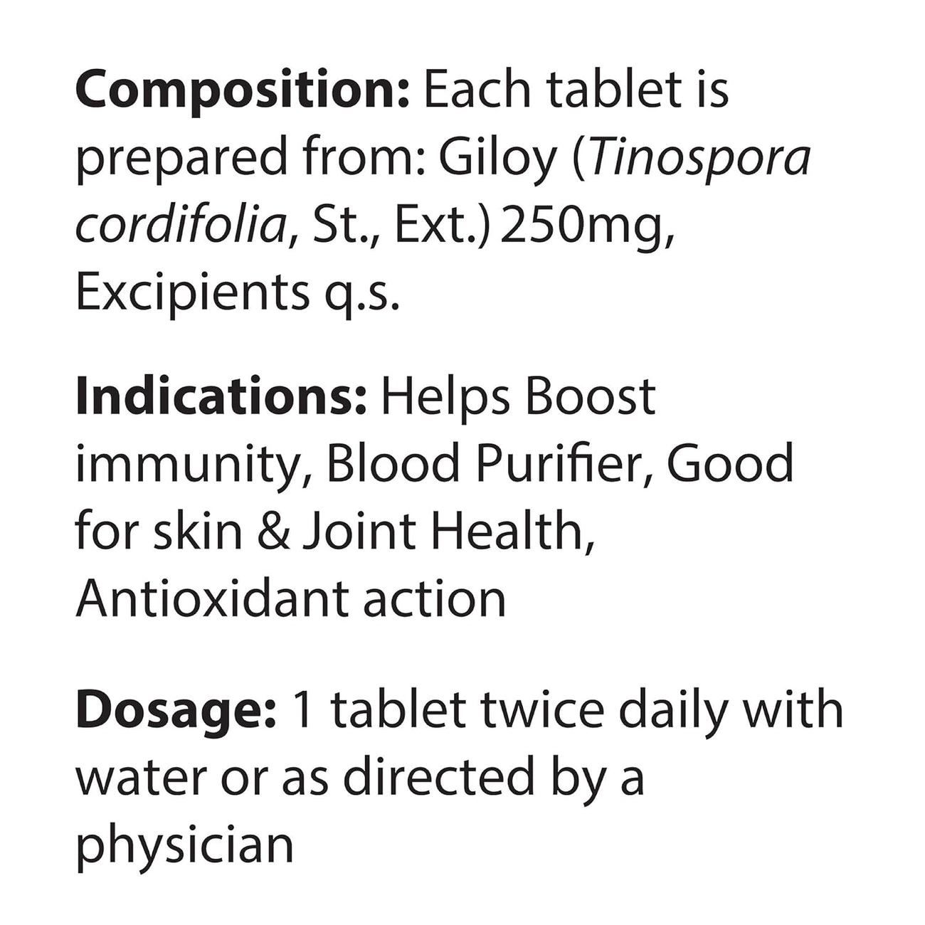 Giloy Tablets - Dabur