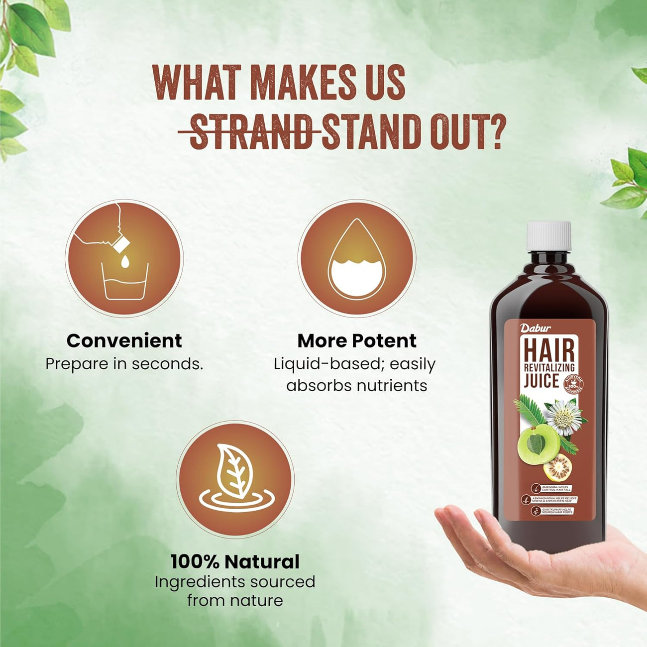 Dabur Hair Revitalizing Juice - Hair Growth & Hair Fall Support