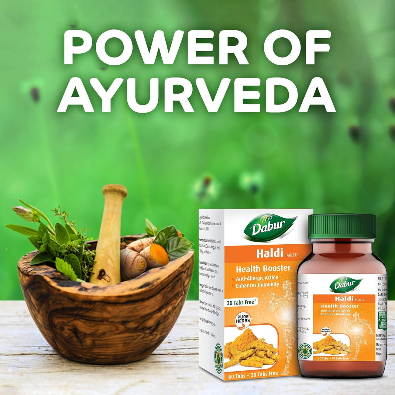 Haldi (Curcumin) Tablets - Dabur