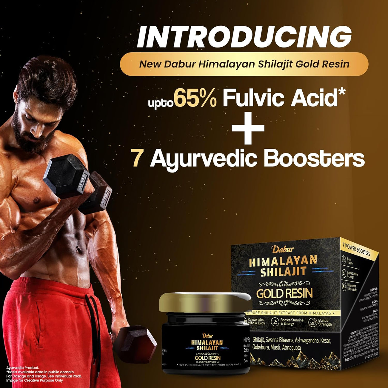 Himalayan Shilajit Gold Resin - Dabur