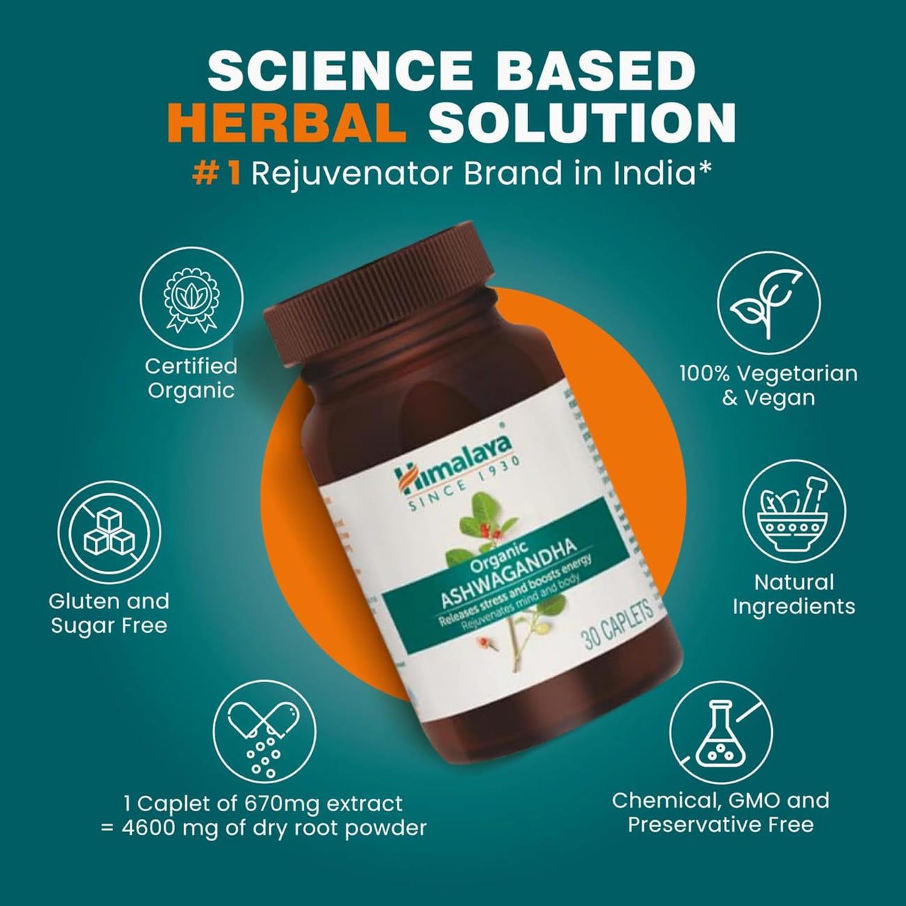 Organic Ashwagandha Capsule - HImalaya