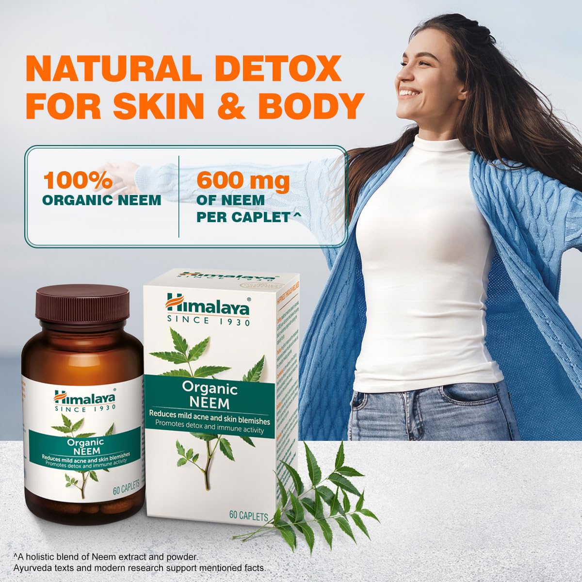 Organic Neem Tablet - Himalaya